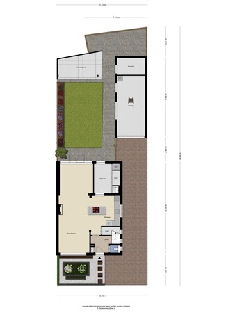 Floorplan - Kollenberg 13, 5296 LC Esch